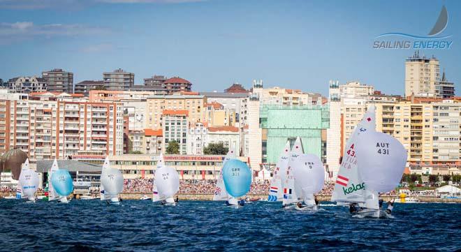 Santander 2014 ISAF Sailing World Championships - 470 Women's medal race &copy;  Jesus Renedo / Sailing Energy http://www.sailingenergy.com/